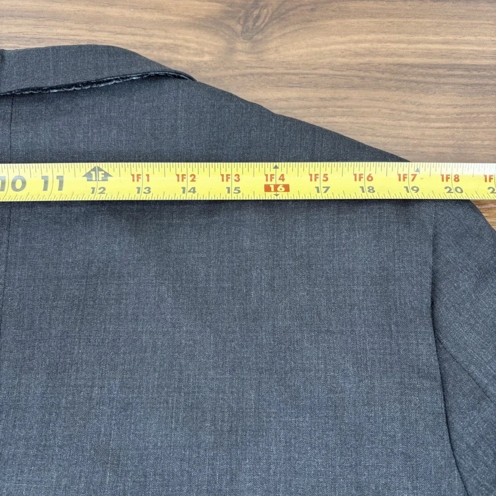 Brooks Brothers Blazer 45R Gray 1818 Madison Fit Estrato Stretch Italian Wool